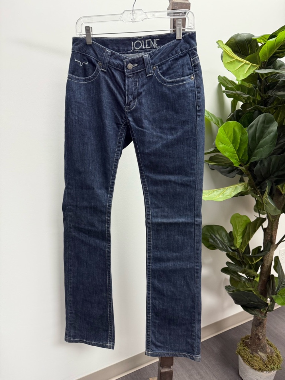 Kimes Ranch Jolene Women's Dark Blue Straight-Leg Jeans 2x36